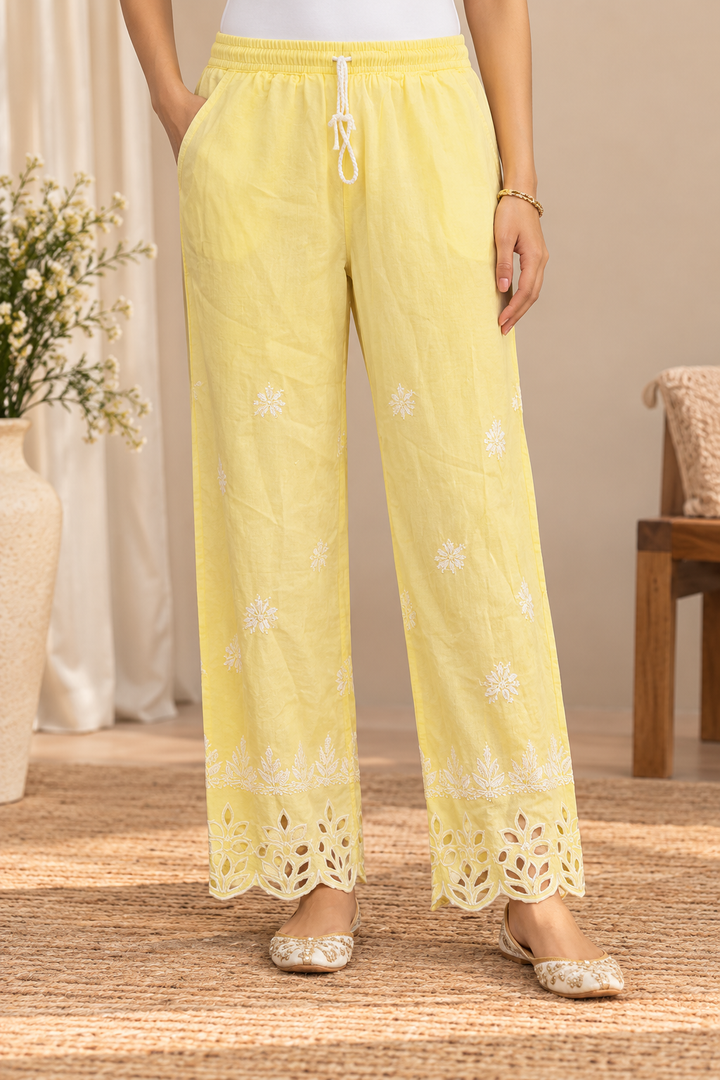 Rooh Muslin Chikankari Dress