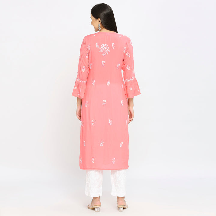 Siya modal chikankari kurti