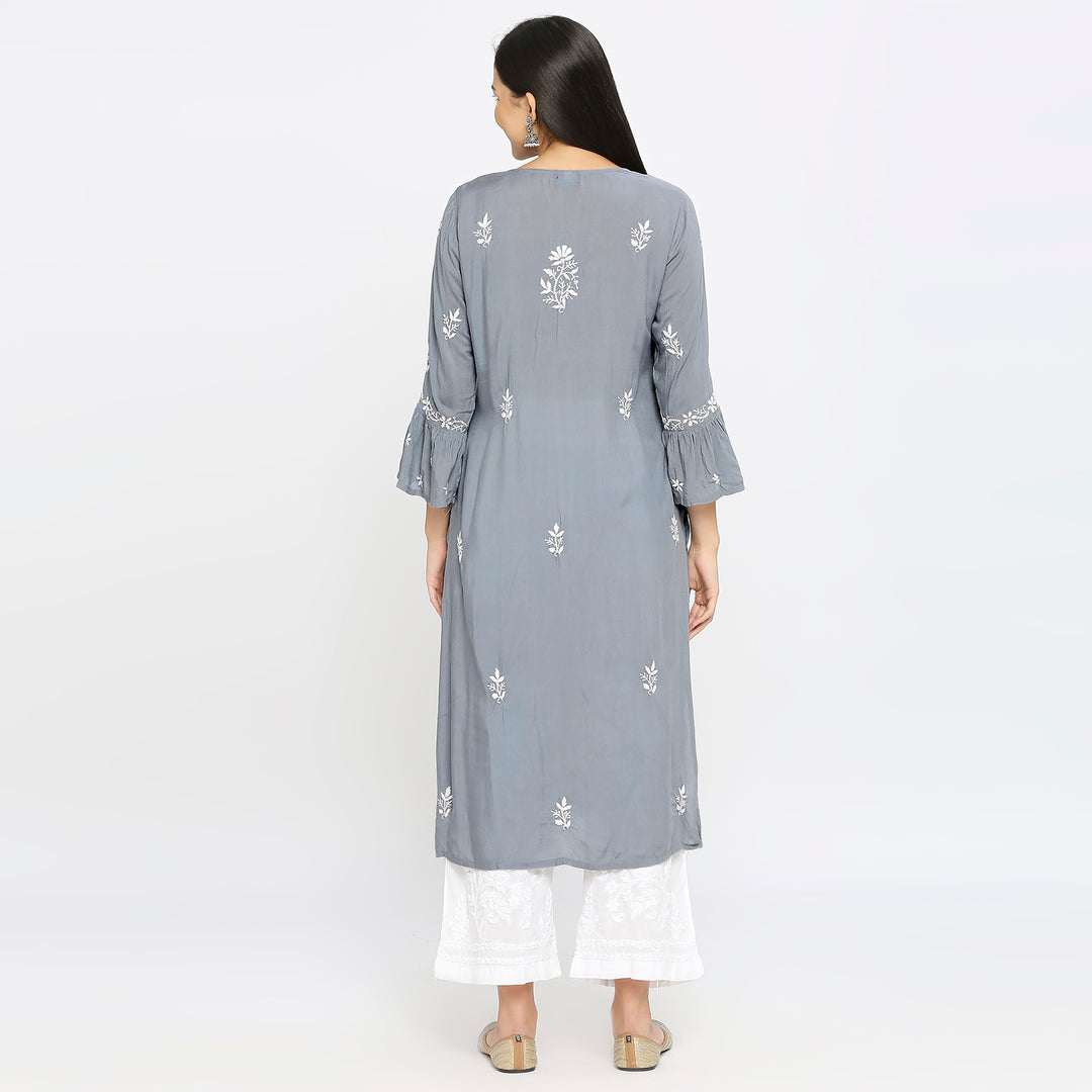 Siya modal chikankari kurti