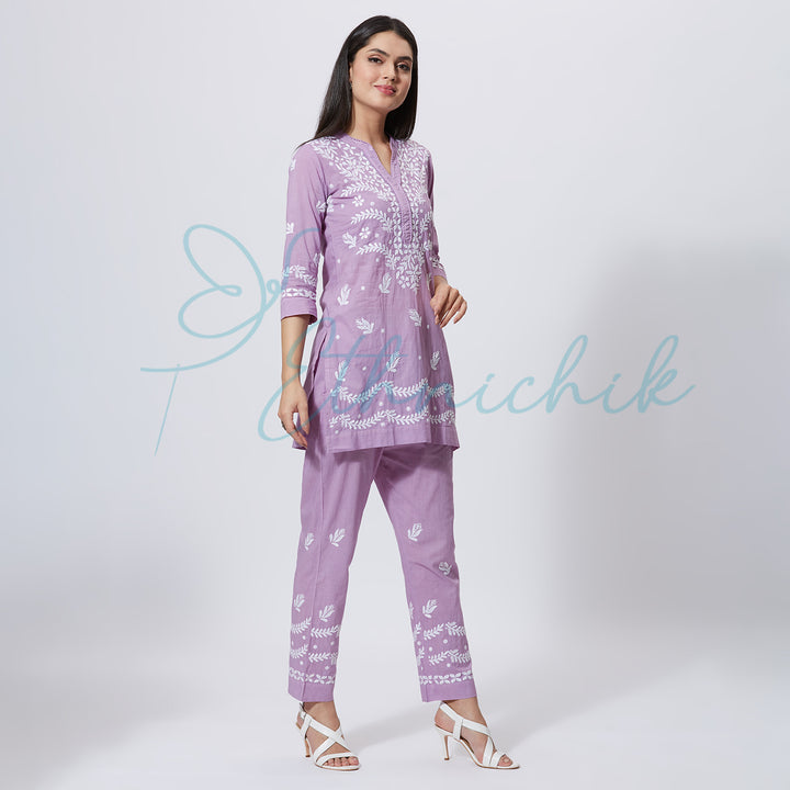 JULIA CHIKANKARI CO-ORD SET