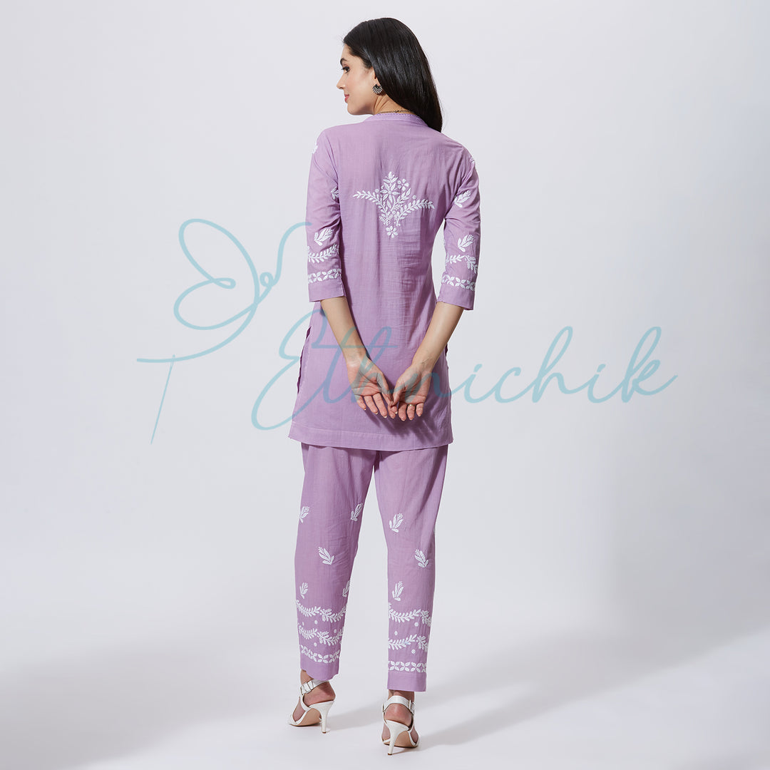 JULIA CHIKANKARI CO-ORD SET