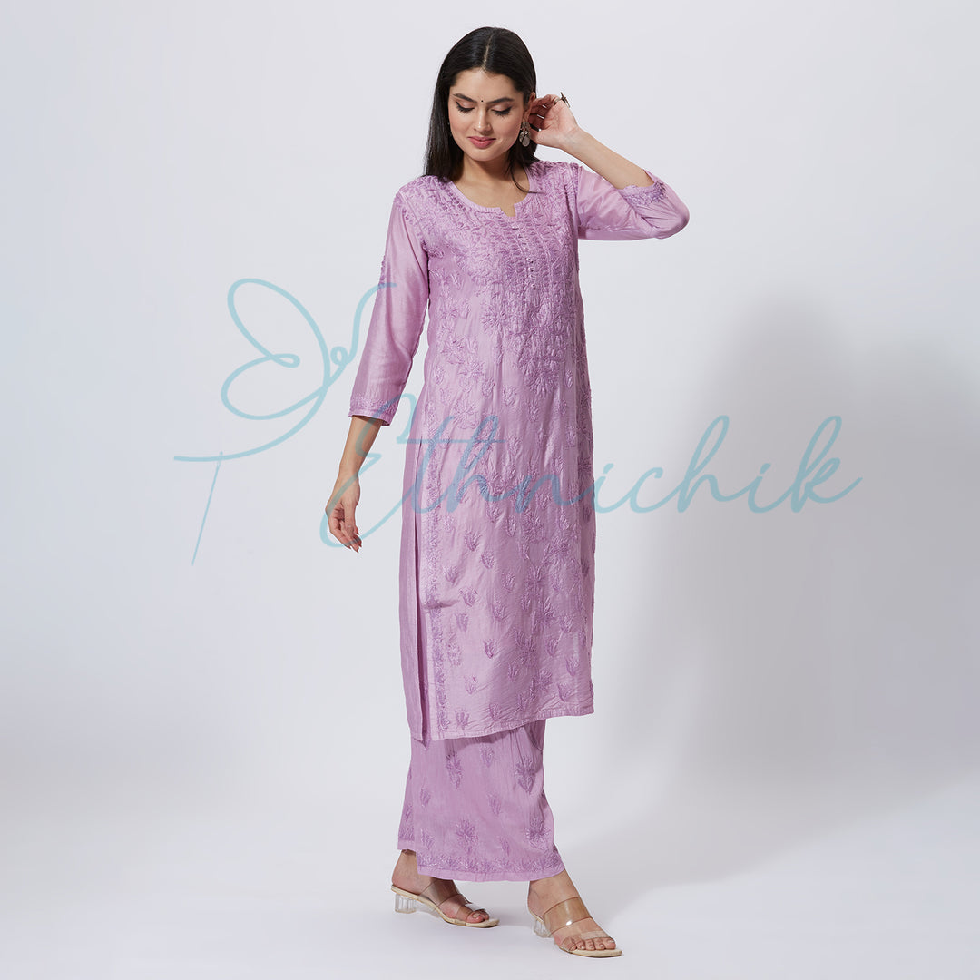 ROSA CHIKANKARI CO-ORD SET