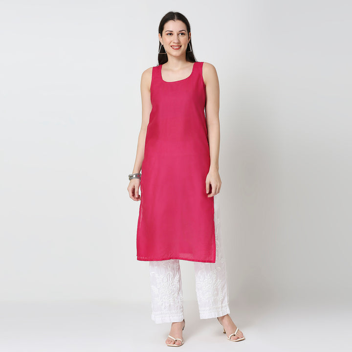 NADIYA GEORGETTE OMBRE CHIKANKARI KURTI