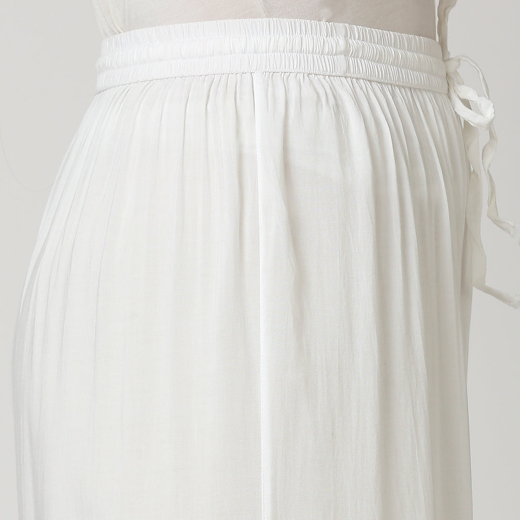 Sc Cotton Chikankari Palazo