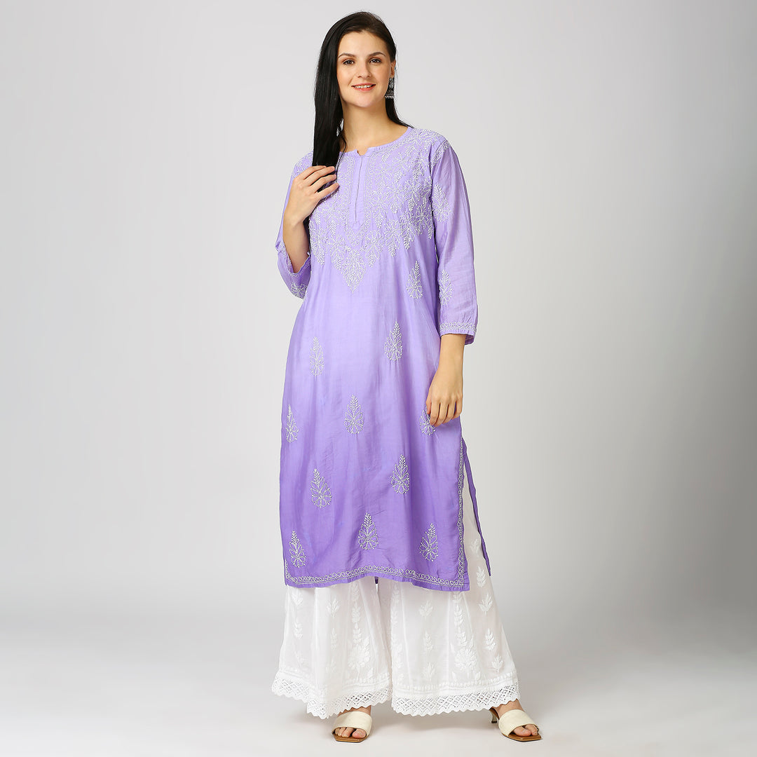 SMART CHIKANKARI PALAZO WITH LACE (BOTTOMWEAR)