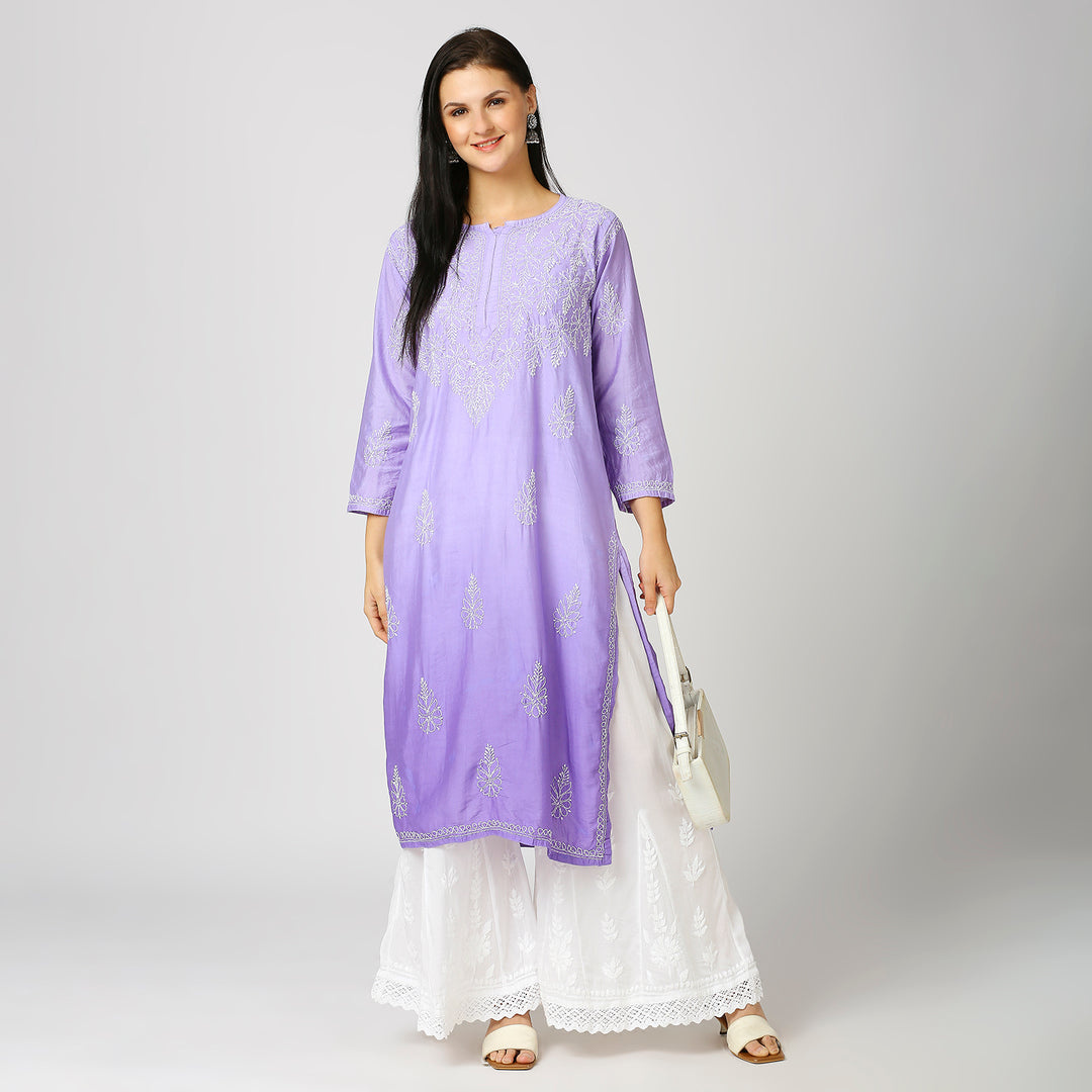 SMART CHIKANKARI PALAZO WITH LACE (BOTTOMWEAR)