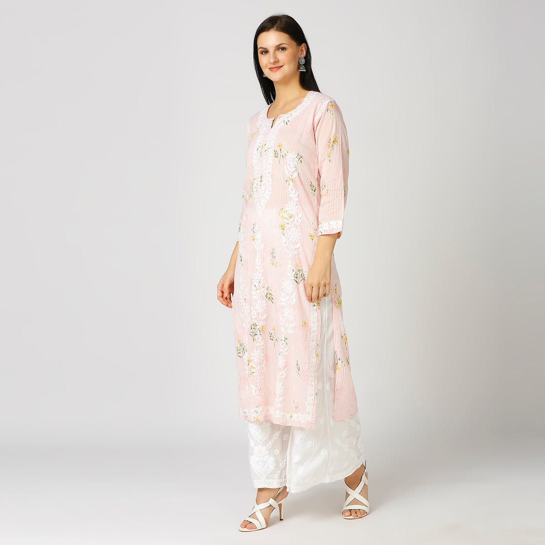 MAHIRA MUL COTTON PRINTED LONG KURTI