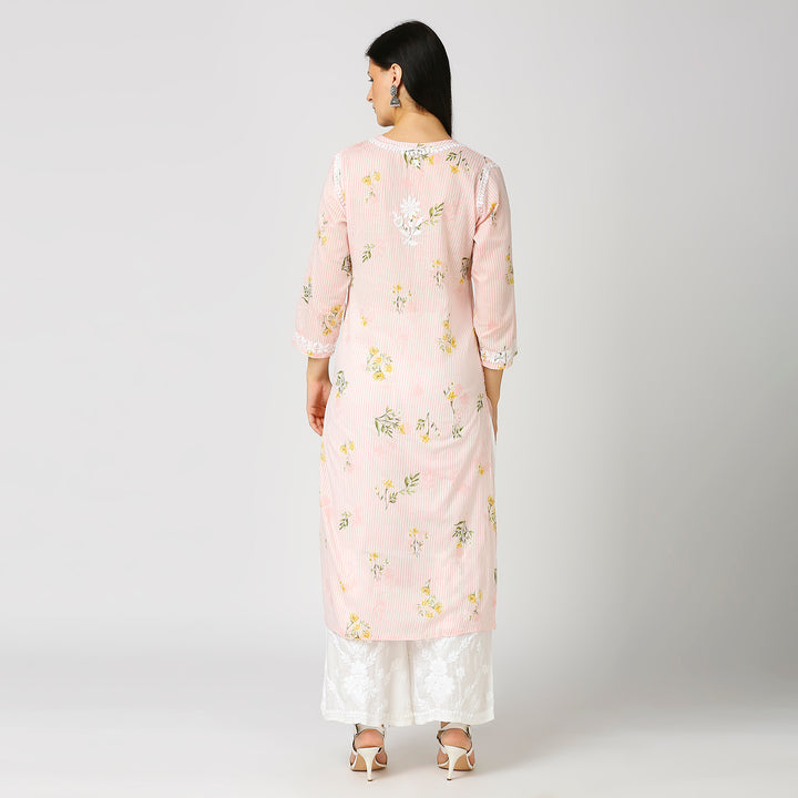 MAHIRA MUL COTTON PRINTED LONG KURTI