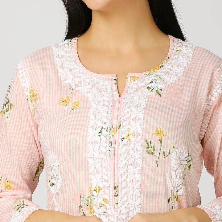 MAHIRA MUL COTTON PRINTED LONG KURTI