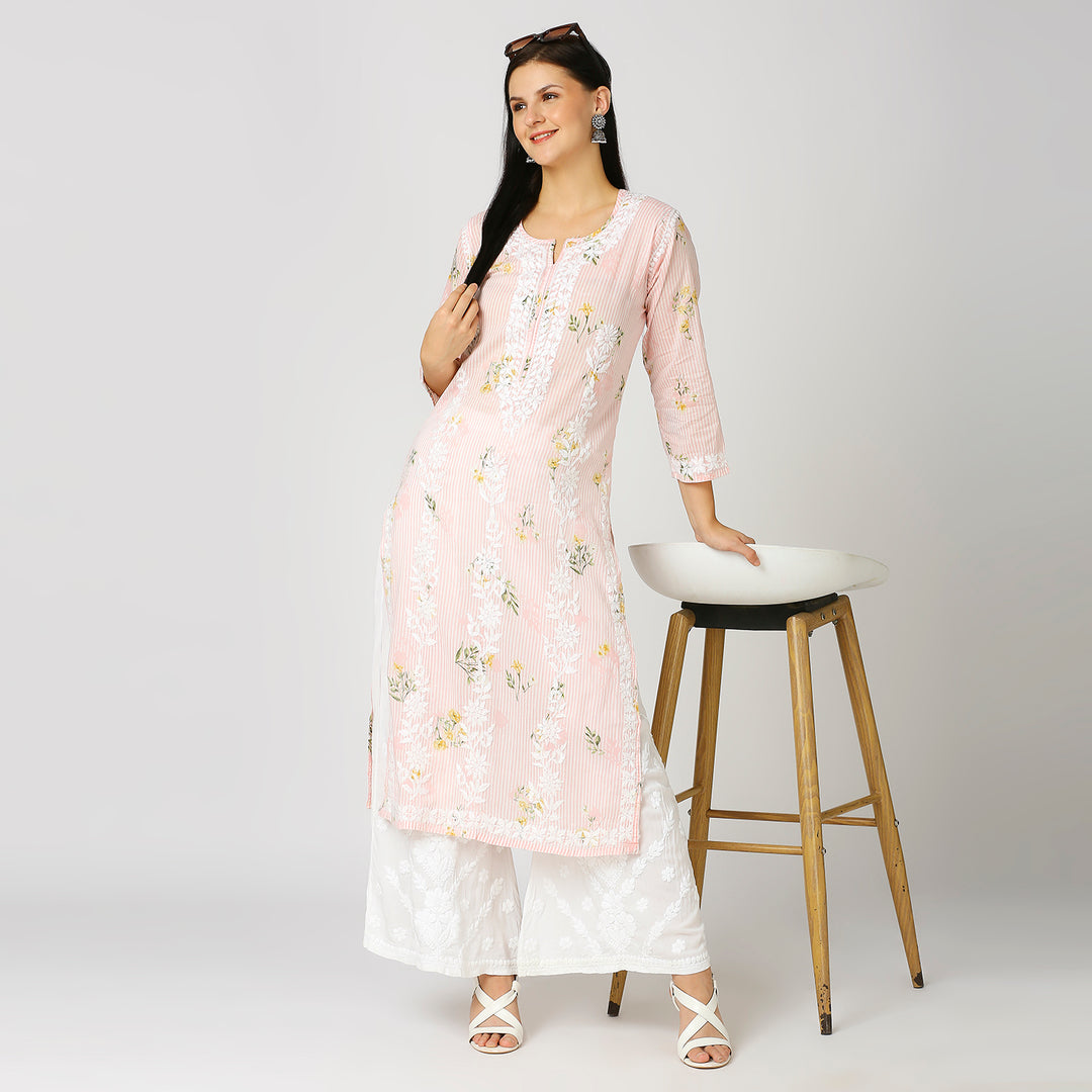 MAHIRA MUL COTTON PRINTED LONG KURTI