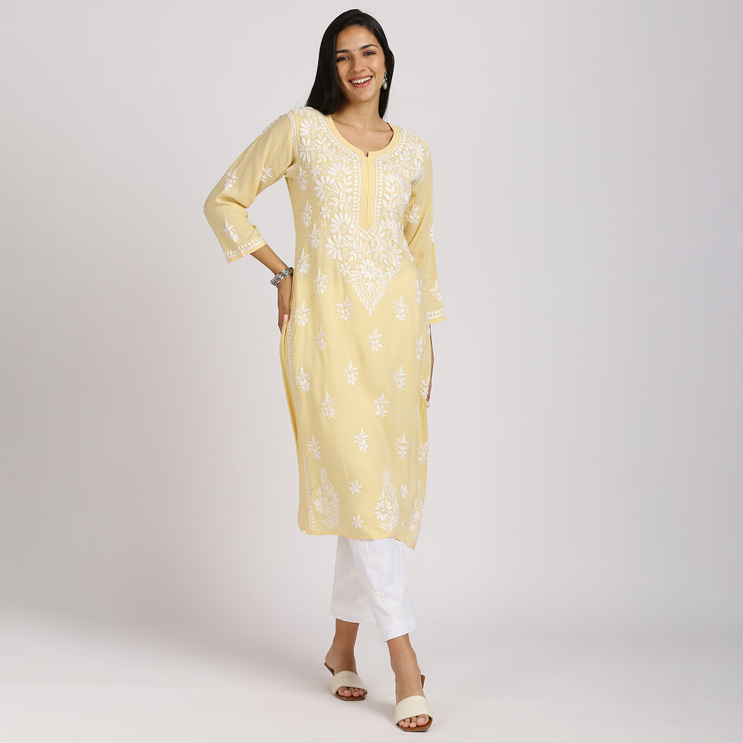 REHANA CHIKANKARI MODAL LONG KURTI