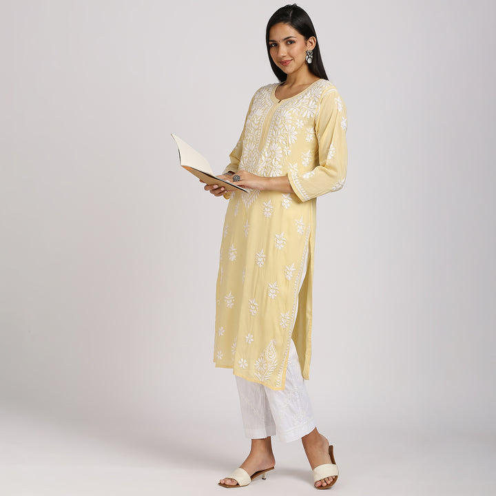 REHANA CHIKANKARI MODAL LONG KURTI