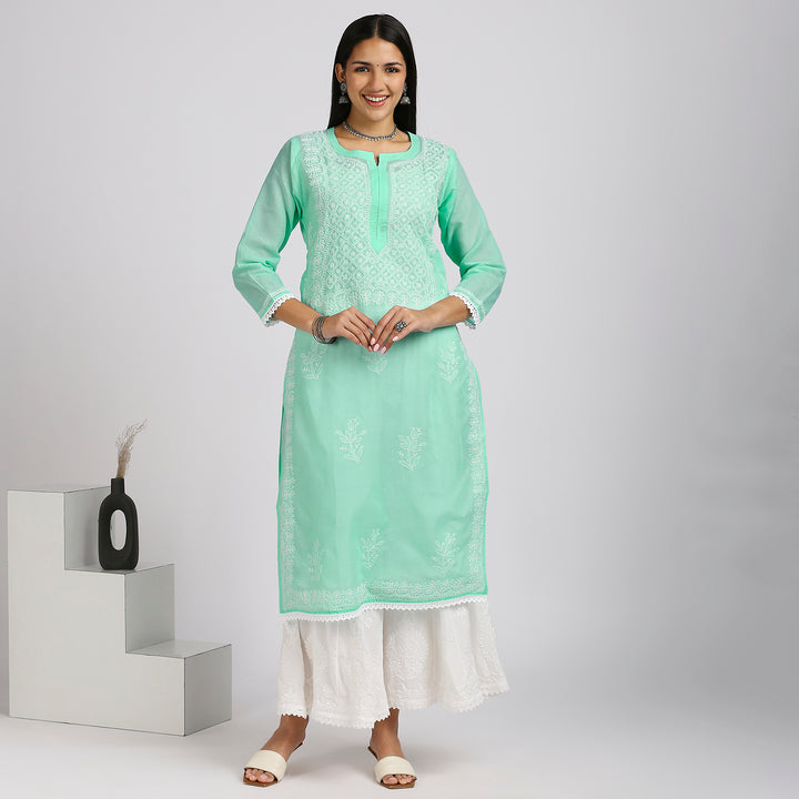 SIMRA VOIL LONG KURTI