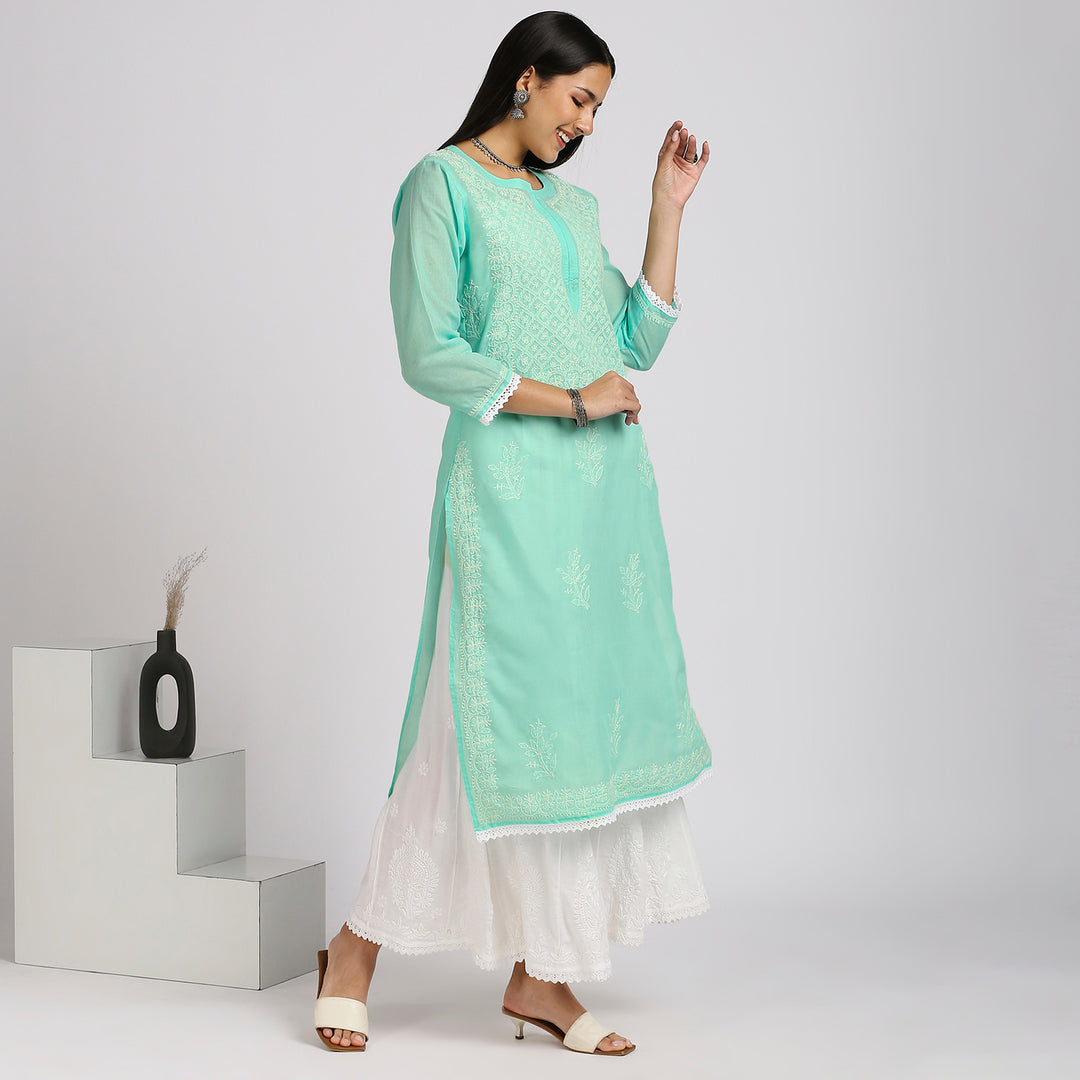 SIMRA VOIL LONG KURTI