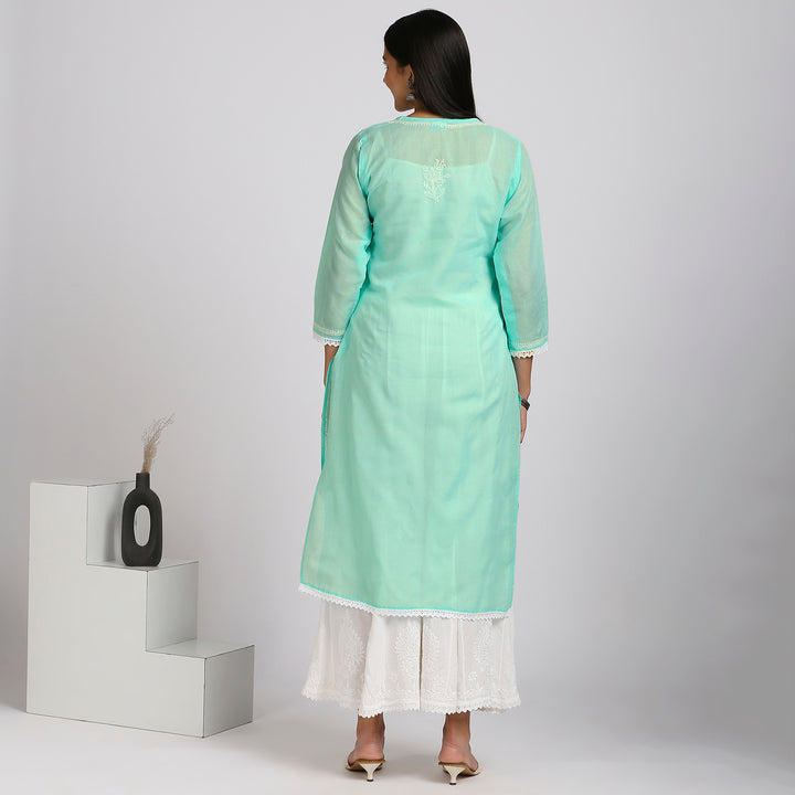 SIMRA VOIL LONG KURTI