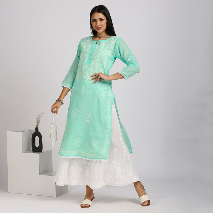 SIMRA VOIL LONG KURTI