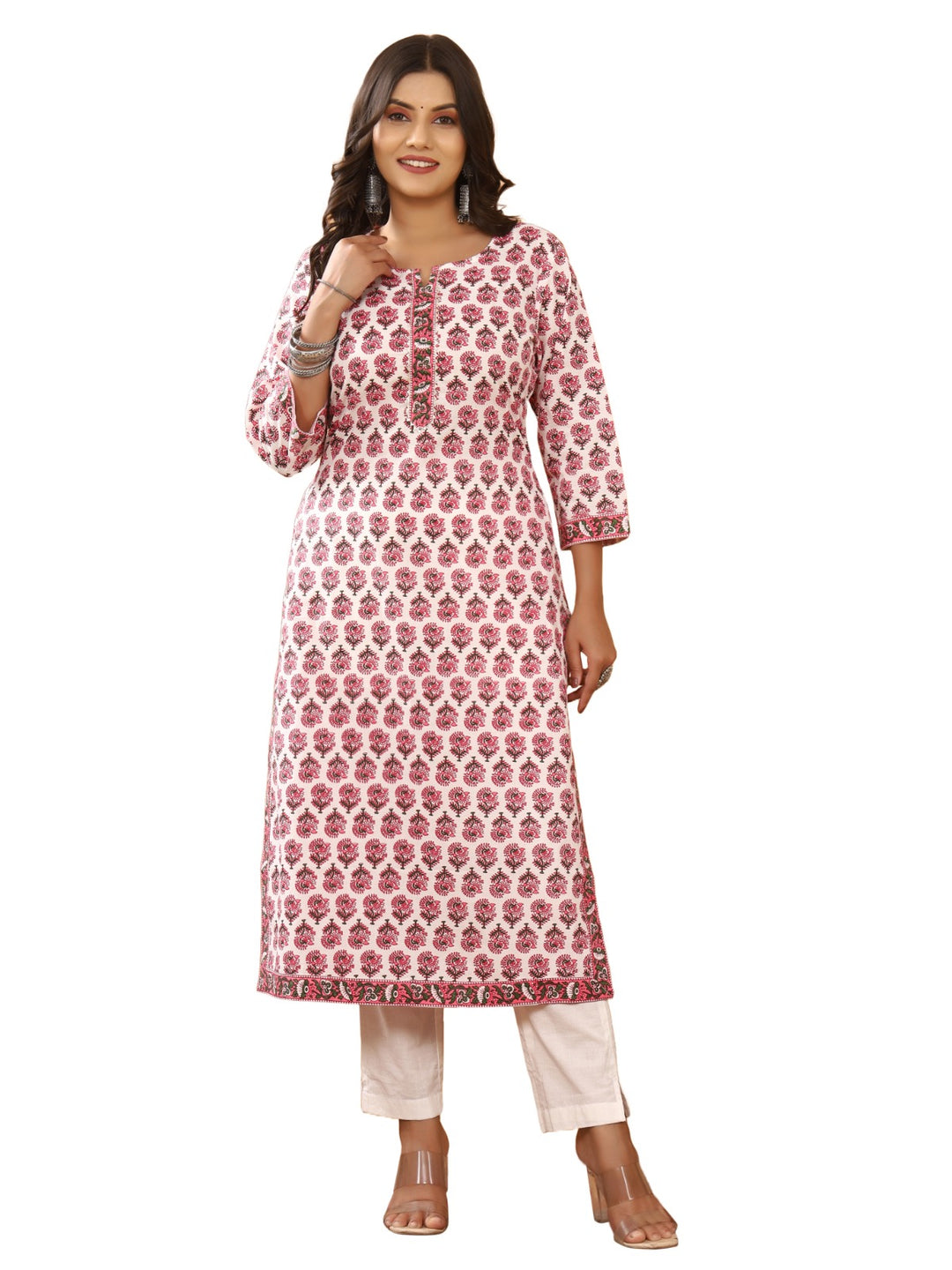 LAVANYA COTTON PRINTED LONG KURTI