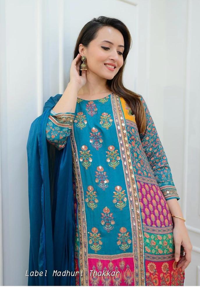 RAASHA PRINTED DUPATTA SET