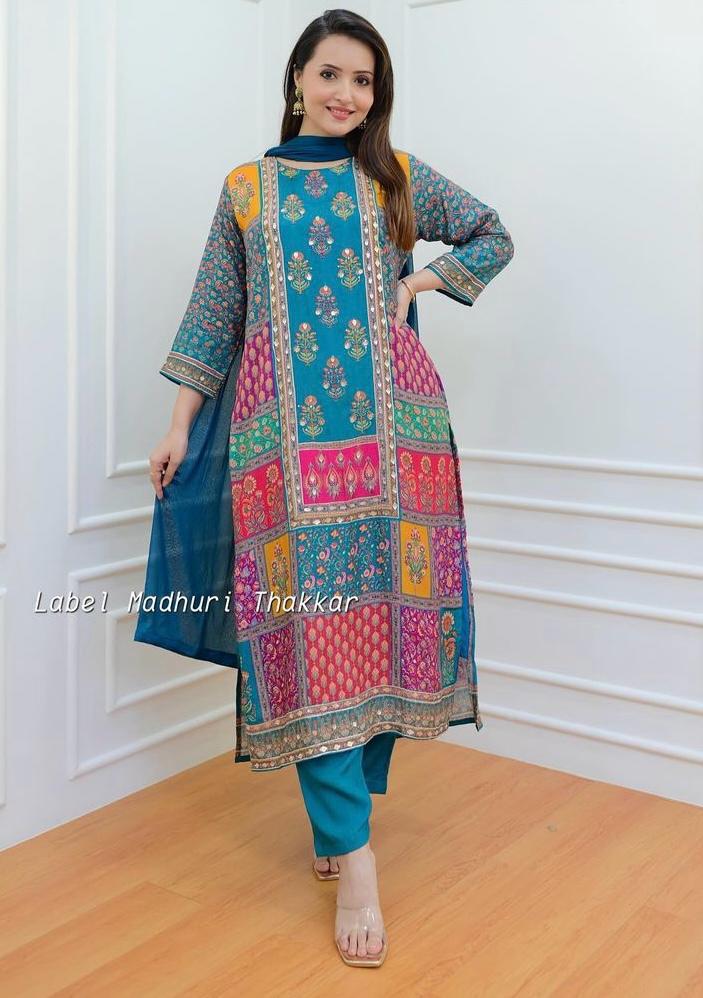 RAASHA PRINTED DUPATTA SET