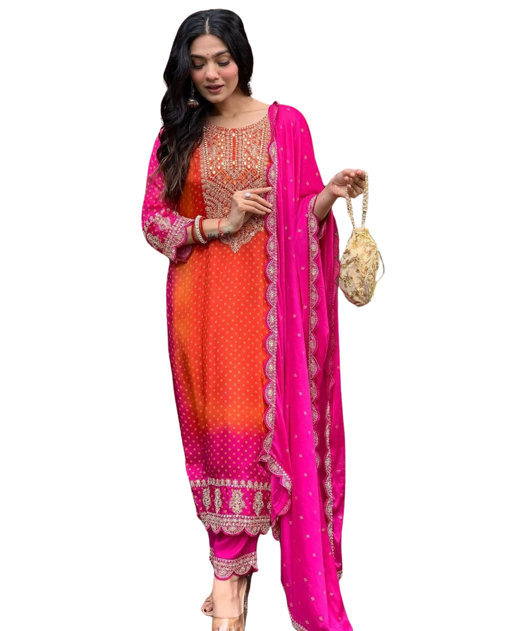 MAYRA CHINON PRINTED DUPATTA SET