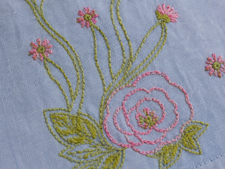 Linen Chikankari Vest