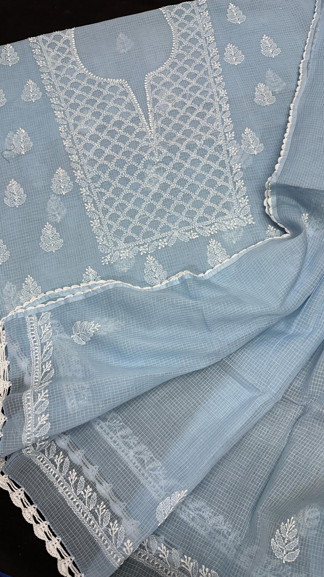 Kota Chikankari Unstitched Dresses
