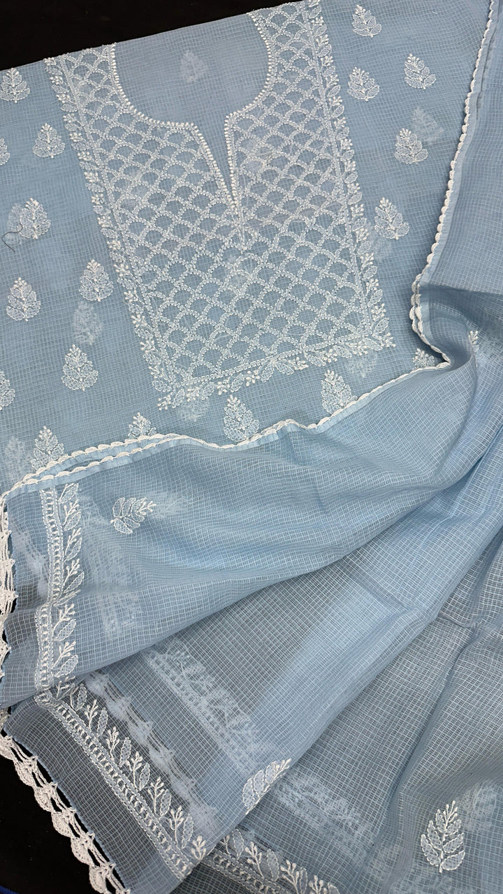 Kota Chikankari Unstitched Dresses