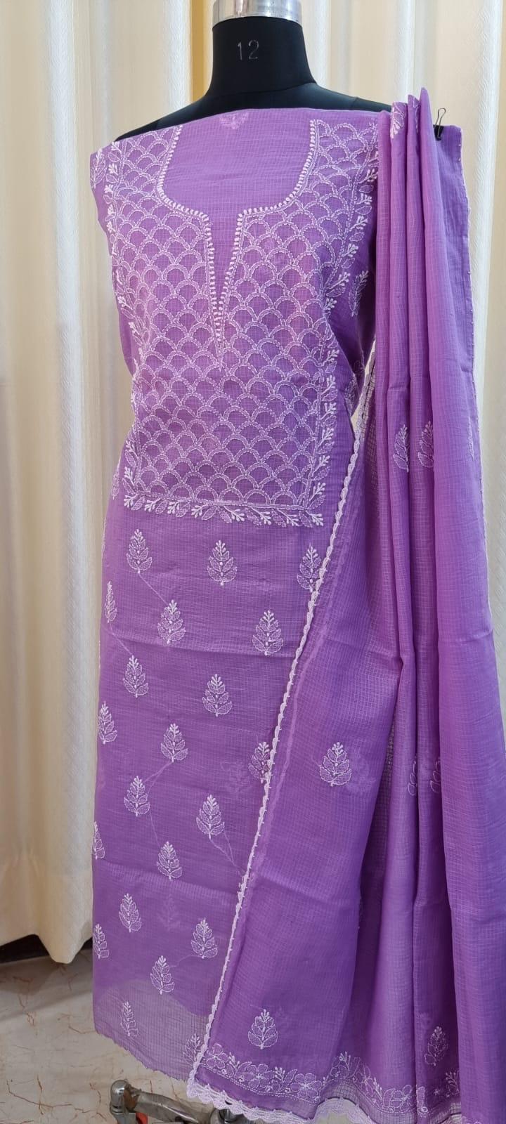 Kota Chikankari Kurta Dupatta set