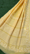 Kota Doriya Chikankari Saree